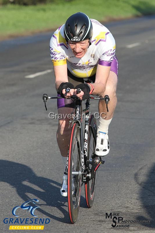 20180422-0026.jpg - San Fairy Ann CC rider Mike Perry at  KCA 10 Time Trial 22-April-2018, Lenham, Kent