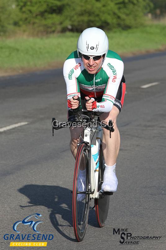 20180422-0285.jpg - Medway Velo Club rider Phil Booth at  KCA 10 Time Trial 22-April-2018, Lenham, Kent