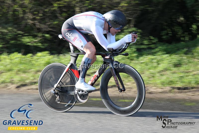 20180422-0323.jpg - Abellio - SFA Racing Team rider Mike Piper at  KCA 10 Time Trial 22-April-2018, Lenham, Kent
