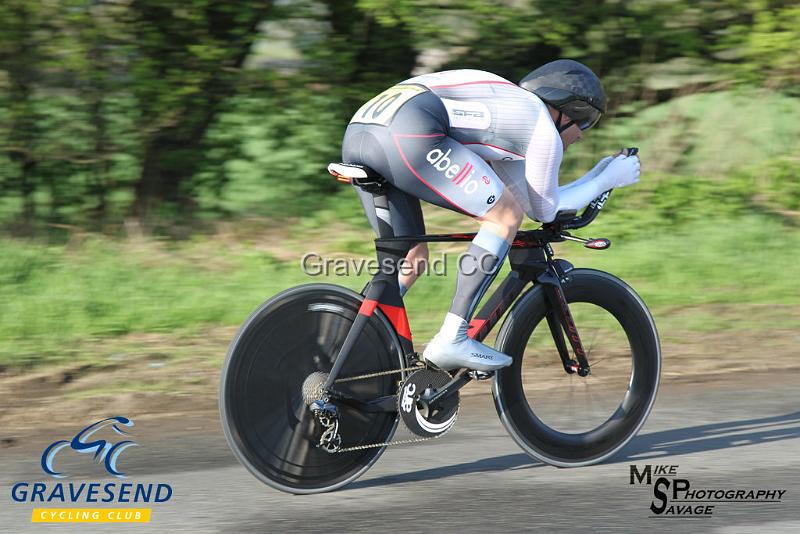 20180422-0327.jpg - Abellio - SFA Racing Team rider Mike Piper at  KCA 10 Time Trial 22-April-2018, Lenham, Kent