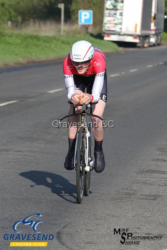 20180422-0542.jpg - Team Wiggins rider Oliver Robinson at  KCA 10 Time Trial 22-April-2018, Lenham, Kent