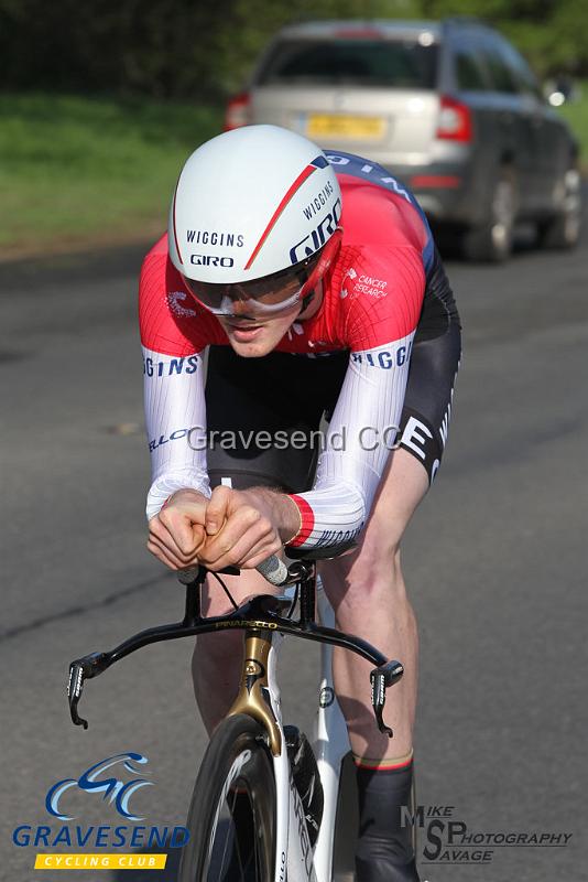 20180422-0548.jpg - Team Wiggins rider Oliver Robinson at  KCA 10 Time Trial 22-April-2018, Lenham, Kent