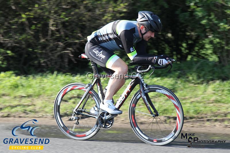 20180422-0555.jpg - Ashford Road CC rider Costin Murray at  KCA 10 Time Trial 22-April-2018, Lenham, Kent