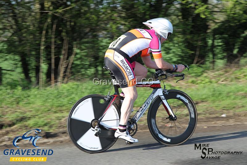 20180422-0573.jpg - Wigmore CC rider Robert Philbrook at  KCA 10 Time Trial 22-April-2018, Lenham, Kent