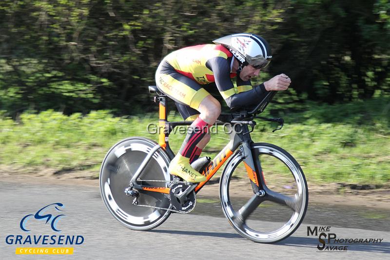 20180422-0582.jpg - Thanet RC rider Adrian Hawkins at  KCA 10 Time Trial 22-April-2018, Lenham, Kent