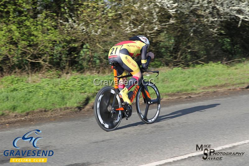 20180422-0587.jpg - Thanet RC rider Adrian Hawkins at  KCA 10 Time Trial 22-April-2018, Lenham, Kent
