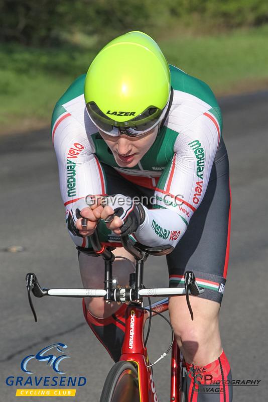20180422-0679.jpg - Medway Velo Club rider Steven Smith at  KCA 10 Time Trial 22-April-2018, Lenham, Kent
