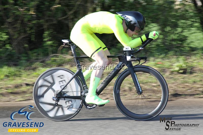 20180422-0722.jpg - The Independent Pedaler rider Christopher Fennell at  KCA 10 Time Trial 22-April-2018, Lenham, Kent
