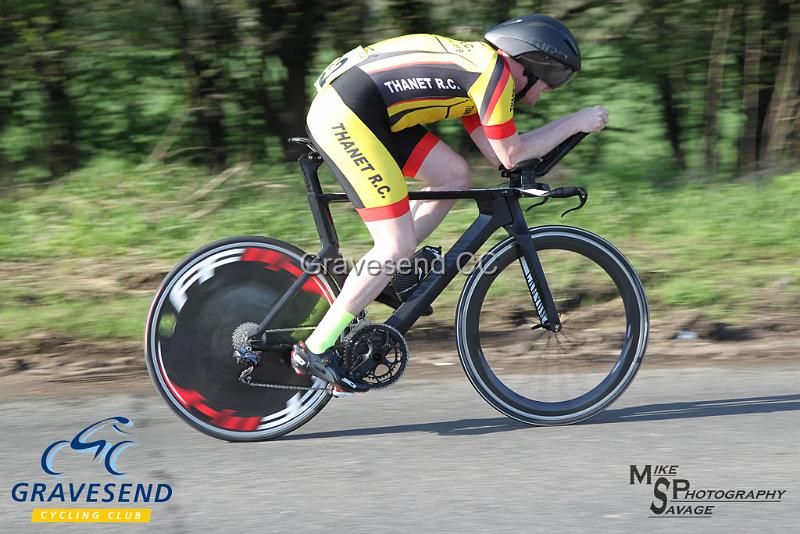 20180422-0809.jpg - Thanet RC rider Nicholas  Scott at  KCA 10 Time Trial 22-April-2018, Lenham, Kent