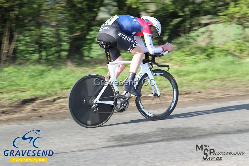 20180422-0818.jpg - Team Wiggins rider Oliver Robinson at  KCA 10 Time Trial 22-April-2018, Lenham, Kent