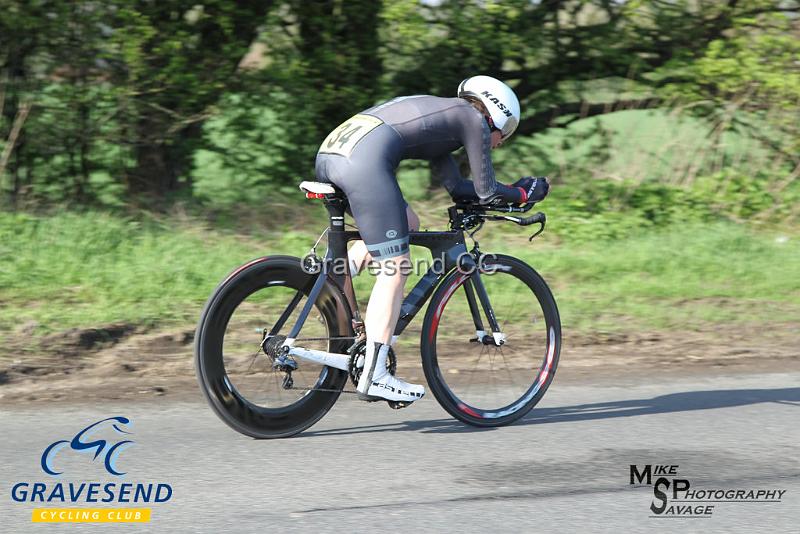 20180422-0828.jpg - Rye & District Wheelers CC rider Rebecca Wilson at  KCA 10 Time Trial 22-April-2018, Lenham, Kent