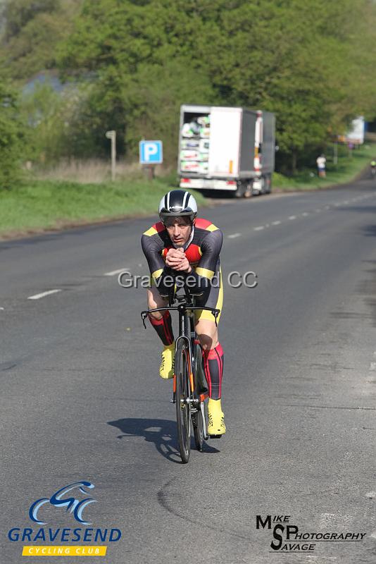 20180422-0846.jpg - Thanet RC rider Adrian Hawkins at  KCA 10 Time Trial 22-April-2018, Lenham, Kent