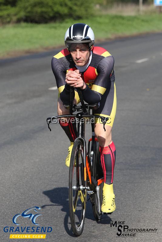 20180422-0849.jpg - Thanet RC rider Adrian Hawkins at  KCA 10 Time Trial 22-April-2018, Lenham, Kent