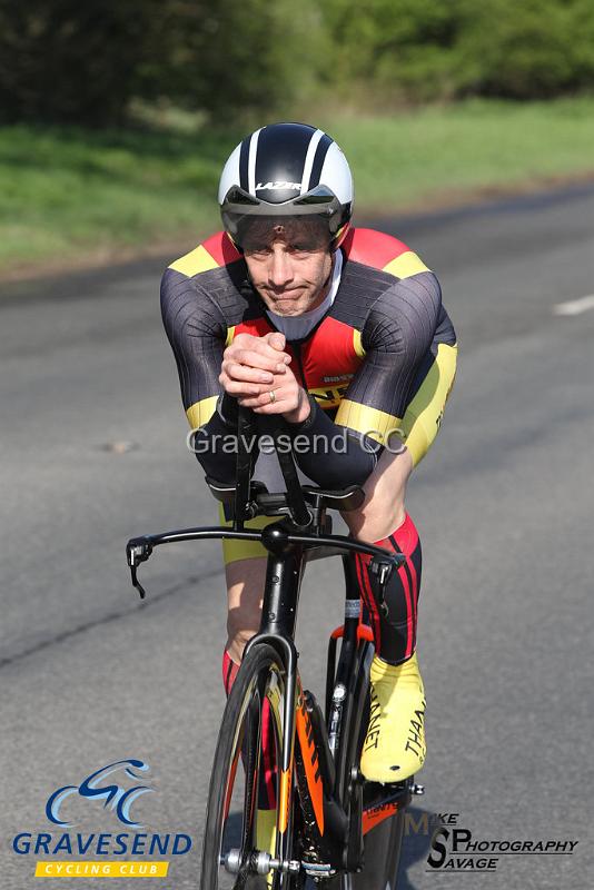 20180422-0853.jpg - Thanet RC rider Adrian Hawkins at  KCA 10 Time Trial 22-April-2018, Lenham, Kent
