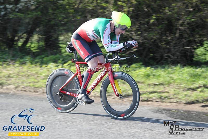 20180422-0879.jpg - Medway Velo Club rider Steven Smith at  KCA 10 Time Trial 22-April-2018, Lenham, Kent