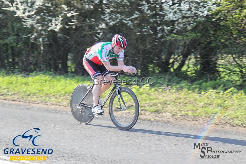 20180422-0903.jpg - Medway Velo Club rider David Mackey at  KCA 10 Time Trial 22-April-2018, Lenham, Kent