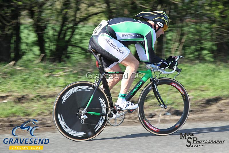 20180422-0937.jpg - 34 Nomads CC rider Richard Payn at  KCA 10 Time Trial 22-April-2018, Lenham, Kent