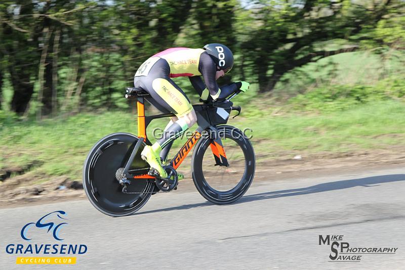 20180422-0955.jpg - Thanet RC rider Nicholas Fennell at  KCA 10 Time Trial 22-April-2018, Lenham, Kent