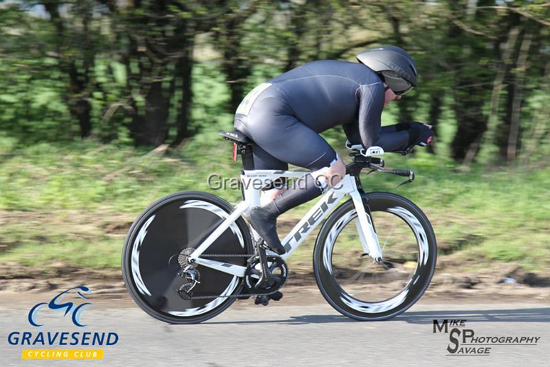 20180422-0972.jpg - Woolwich CC rider Gary Ricks at  KCA 10 Time Trial 22-April-2018, Lenham, Kent