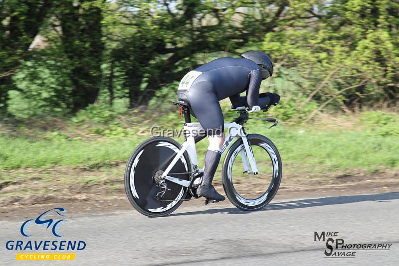 20180422-0975.jpg - Woolwich CC rider Gary Ricks at  KCA 10 Time Trial 22-April-2018, Lenham, Kent