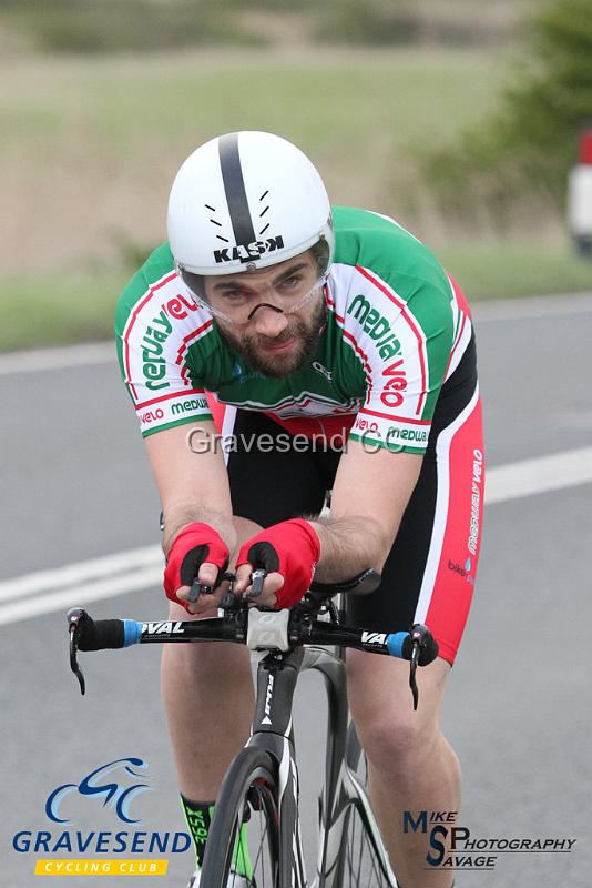 20180424-0018.jpg - Steven Melia-Chamberlain at GCC Evening 10 Time Trial 25-April-2018.  Isle of Grain, Kent.