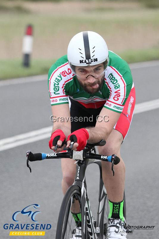 20180424-0021.jpg - Steven Melia-Chamberlain at GCC Evening 10 Time Trial 25-April-2018.  Isle of Grain, Kent.