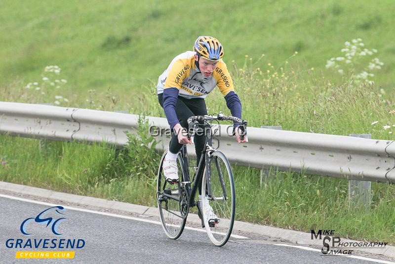 20180612-0011.jpg - GCC Rider Cameron Abbotts at GCC Evening 10 Time Trial 12-June-2018.  Isle of Grain, Kent.
