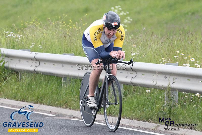 20180612-0059.jpg - GCC Rider Luke Harrington at GCC Evening 10 Time Trial 12-June-2018.  Isle of Grain, Kent.