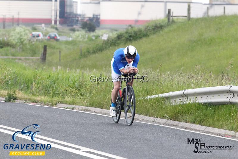 20180612-0073.jpg - Medway Tri Rider Rory Hopcraft at GCC Evening 10 Time Trial 12-June-2018.  Isle of Grain, Kent.