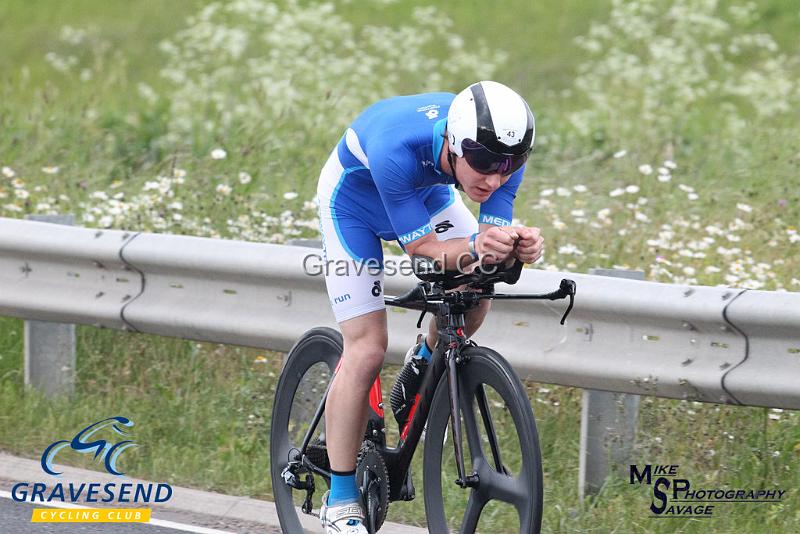 20180612-0077.jpg - Medway Tri Rider Rory Hopcraft at GCC Evening 10 Time Trial 12-June-2018.  Isle of Grain, Kent.