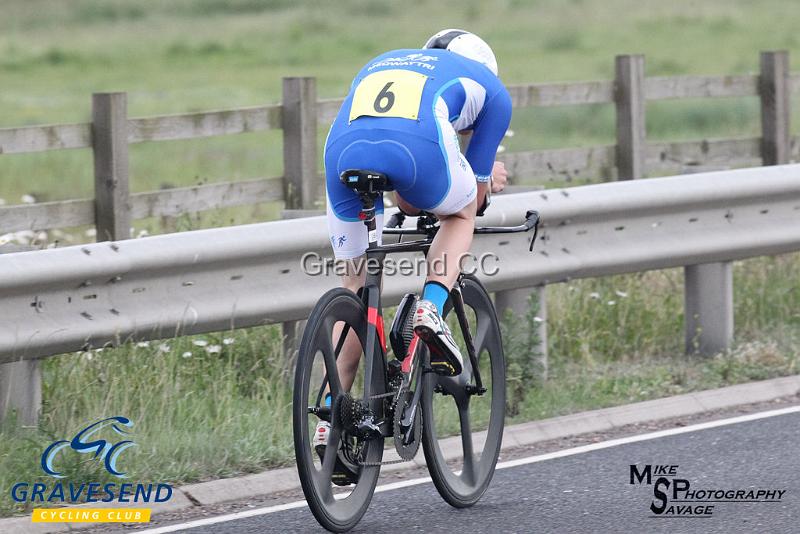 20180612-0083.jpg - Medway Tri Rider Rory Hopcraft at GCC Evening 10 Time Trial 12-June-2018.  Isle of Grain, Kent.