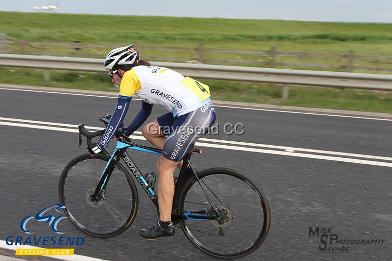 20180612-0316.jpg - GCC Rider Kate Savage at GCC Evening 10 Time Trial 12-June-2018.  Isle of Grain, Kent.