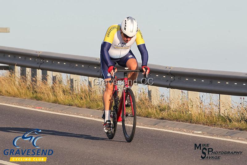 20180619-0019.jpg - GCC Rider Mike Harrington at GCC Evening 10 Time Trial 19-June-2018.  Isle of Grain, Kent.