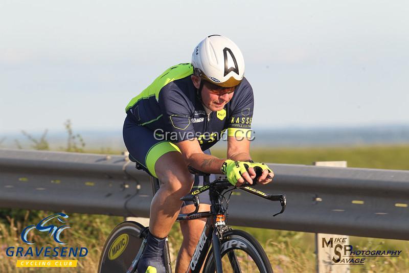 20180619-0063.jpg - Kassei Rider Graham Strugnell at GCC Evening 10 Time Trial 19-June-2018.  Isle of Grain, Kent.