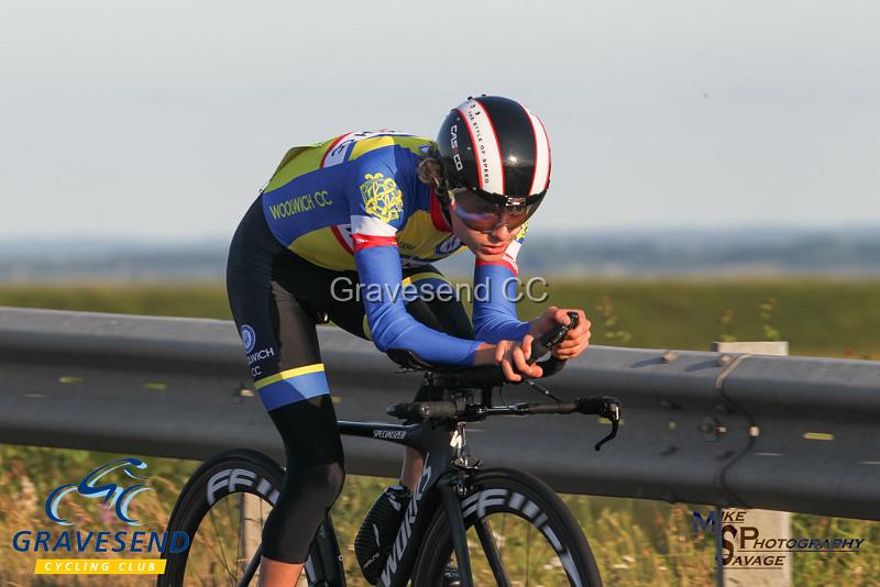 20180619-0176.jpg - Woolwich CC Rider Matthew Robertson at GCC Evening 10 Time Trial 19-June-2018.  Isle of Grain, Kent.