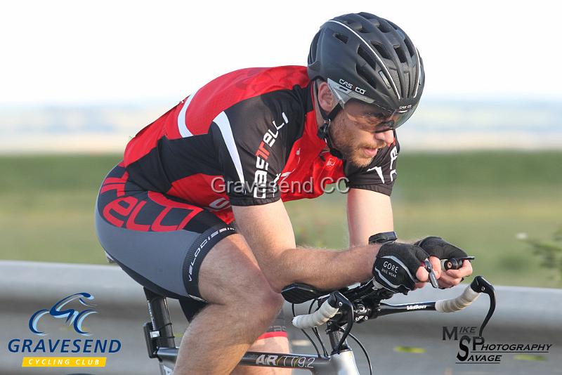 20180619-0203.jpg - Medway Tri Rider Tristan Hodges at GCC Evening 10 Time Trial 19-June-2018.  Isle of Grain, Kent.