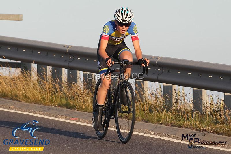 20180619-0242.jpg - Woolwich CC Rider Harry Ives at GCC Evening 10 Time Trial 19-June-2018.  Isle of Grain, Kent.
