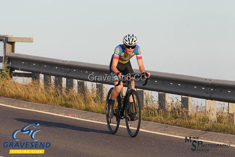 20180619-0243.jpg - Woolwich CC Rider Harry Ives at GCC Evening 10 Time Trial 19-June-2018.  Isle of Grain, Kent.