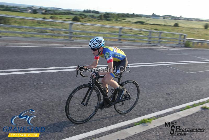 20180619-0469.jpg - Woolwich CC Rider Harry Ives at GCC Evening 10 Time Trial 19-June-2018.  Isle of Grain, Kent.