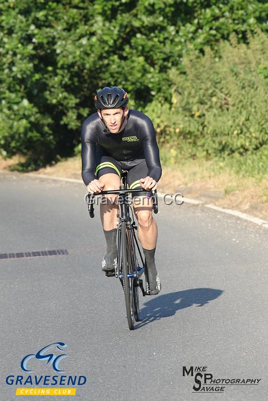 20180708-0004.jpg - Rider Neil Harrigan from Gravesend CC at  Ramsay Cup 25 Time Trial 08-July-2018, Course Q25/8, Challock, Kent