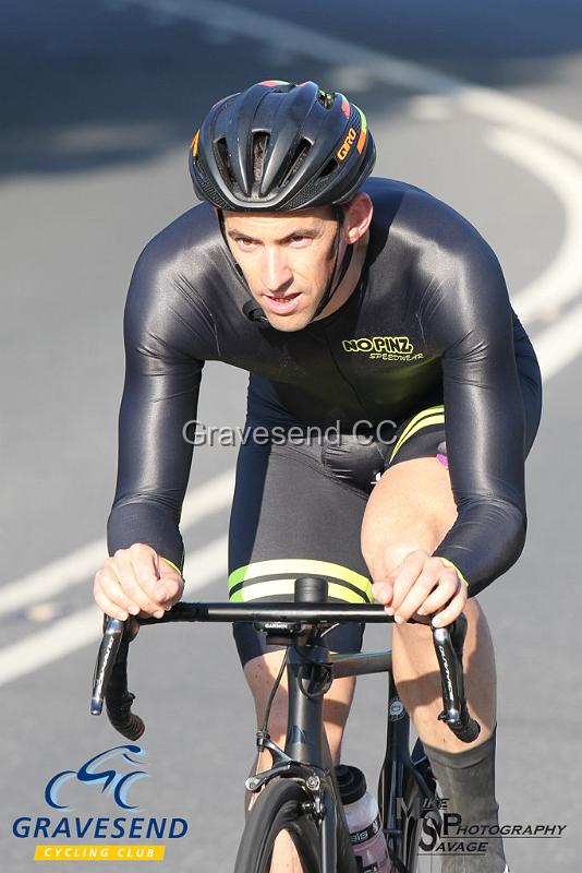 20180708-0008.jpg - Rider Neil Harrigan from Gravesend CC at  Ramsay Cup 25 Time Trial 08-July-2018, Course Q25/8, Challock, Kent