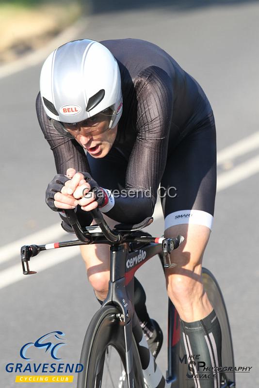 20180708-0075.jpg - Rider Nick Wilson from Rye & District Wheelers CC at  Ramsay Cup 25 Time Trial 08-July-2018, Course Q25/8, Challock, Kent