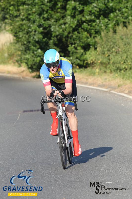 20180708-0085.jpg - Rider Alex Pearson from Woolwich CC at  Ramsay Cup 25 Time Trial 08-July-2018, Course Q25/8, Challock, Kent