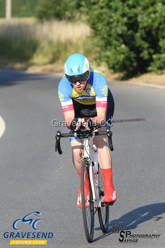 20180708-0089.jpg - Rider Alex Pearson from Woolwich CC at  Ramsay Cup 25 Time Trial 08-July-2018, Course Q25/8, Challock, Kent