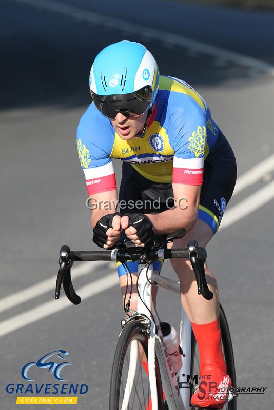 20180708-0093.jpg - Rider Alex Pearson from Woolwich CC at  Ramsay Cup 25 Time Trial 08-July-2018, Course Q25/8, Challock, Kent