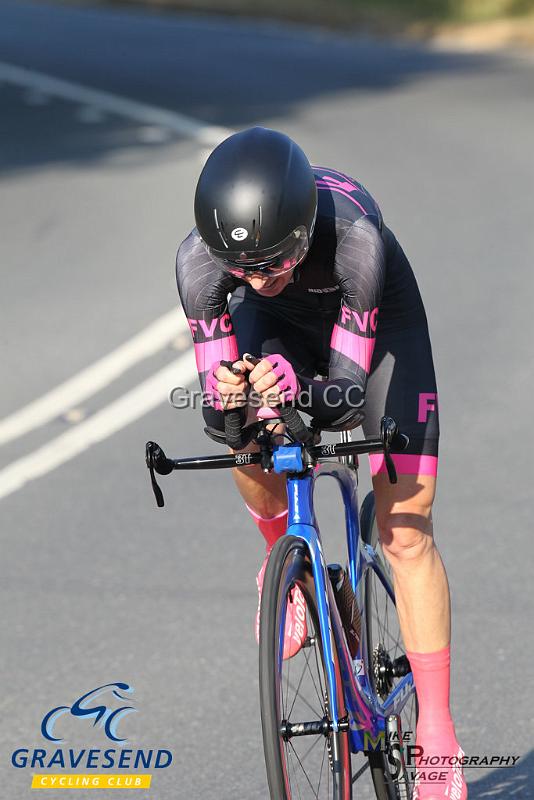 20180708-0113.jpg - Rider Tracy Wilkinson-Begg from Folkestone Velo Club at  Ramsay Cup 25 Time Trial 08-July-2018, Course Q25/8, Challock, Kent