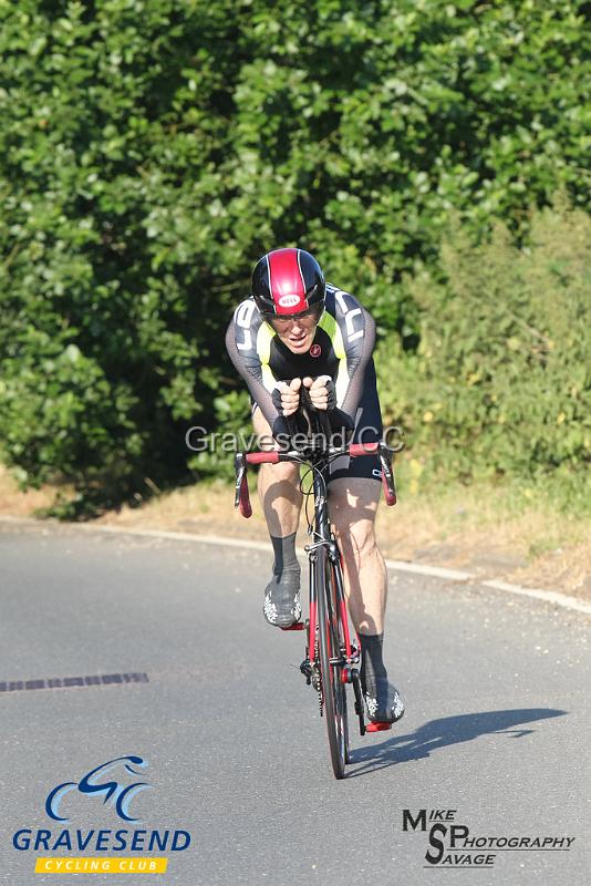 20180708-0126.jpg - Rider Ian Stephens from Southborough & Dist. Whs at  Ramsay Cup 25 Time Trial 08-July-2018, Course Q25/8, Challock, Kent