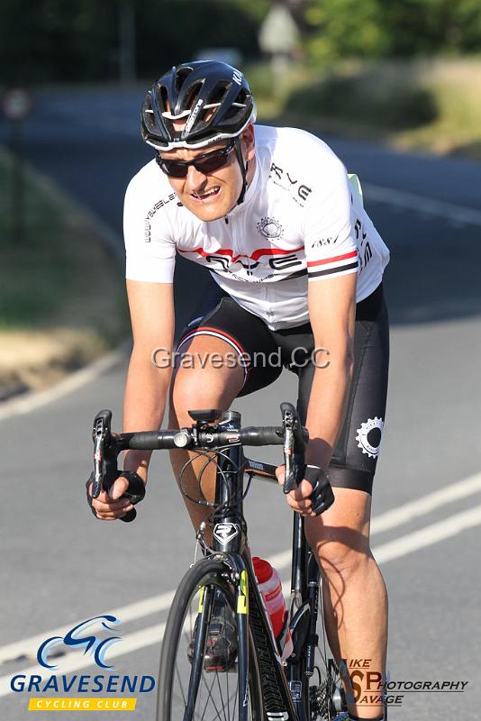 20180708-0198.jpg - Rider Mark  Amon  from Rye & District Wheelers CC at  Ramsay Cup 25 Time Trial 08-July-2018, Course Q25/8, Challock, Kent