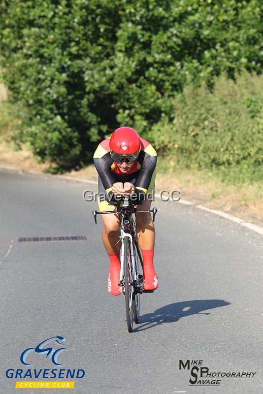 20180708-0236.jpg - Rider Mike Kirkness from Thanet RC at  Ramsay Cup 25 Time Trial 08-July-2018, Course Q25/8, Challock, Kent