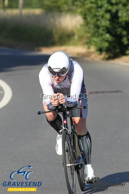 20180708-0296.jpg - Rider Dean Chiddention from Abellio - SFA Racing Team at  Ramsay Cup 25 Time Trial 08-July-2018, Course Q25/8, Challock, Kent